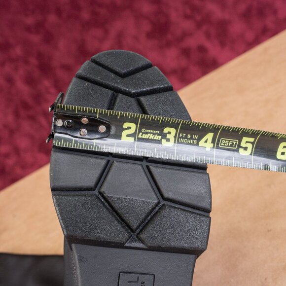 Naturalizer Soul Women Orchid Black Leather Waterproof Riding Knee Boots sz 8.5 - Picture 6 of 10